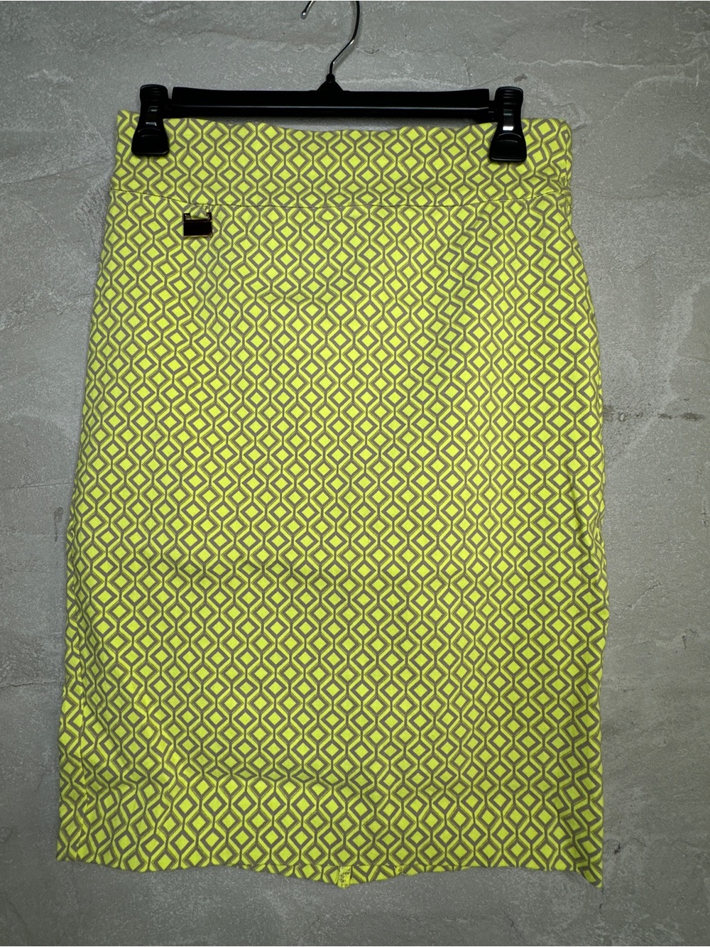 Alex & Olivia Geometric Print Pencil Skirt Size Small